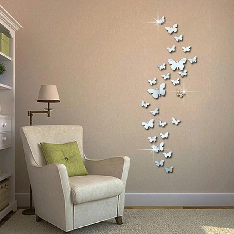 3D Butterfly Wall Art Metal