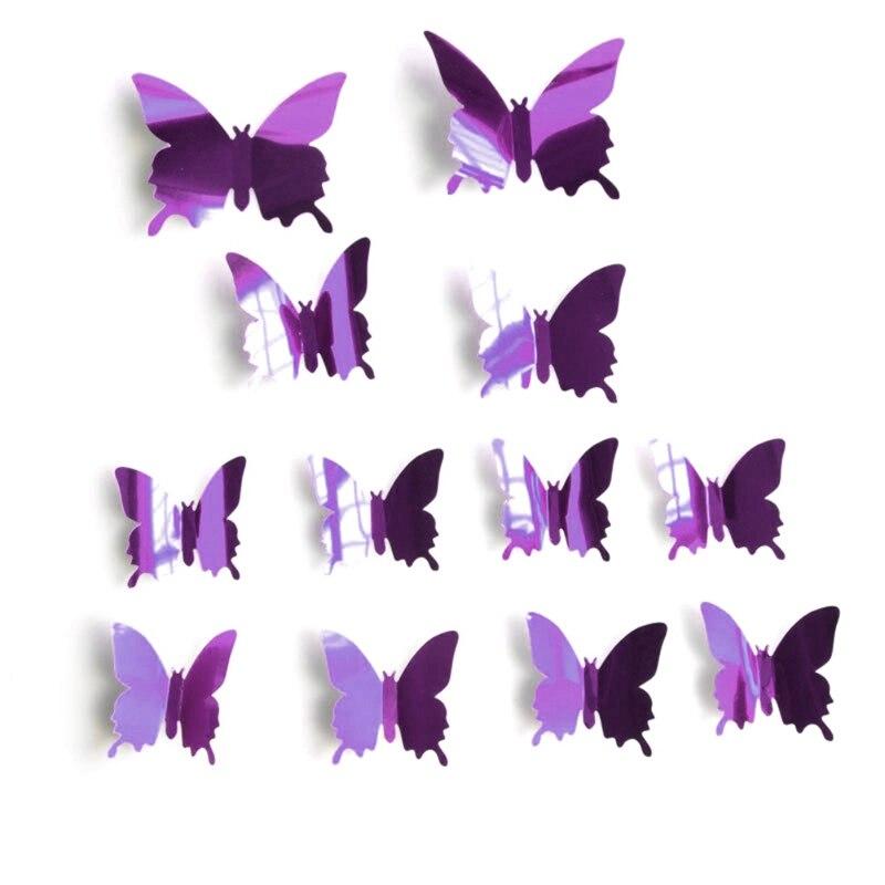 3D Glitter Butterfly Wall Stickers