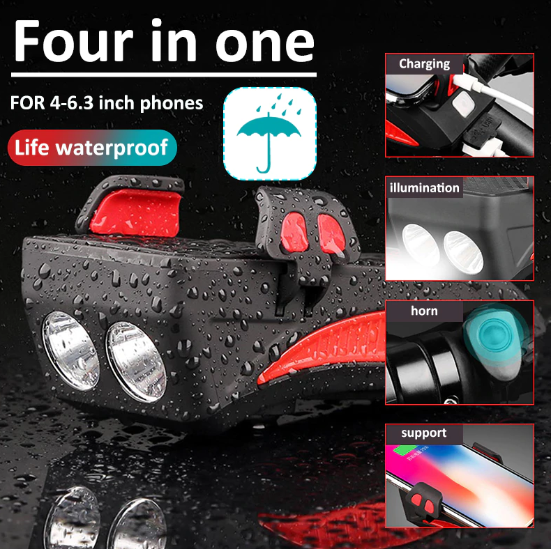 4 In 1 Bike Front Light