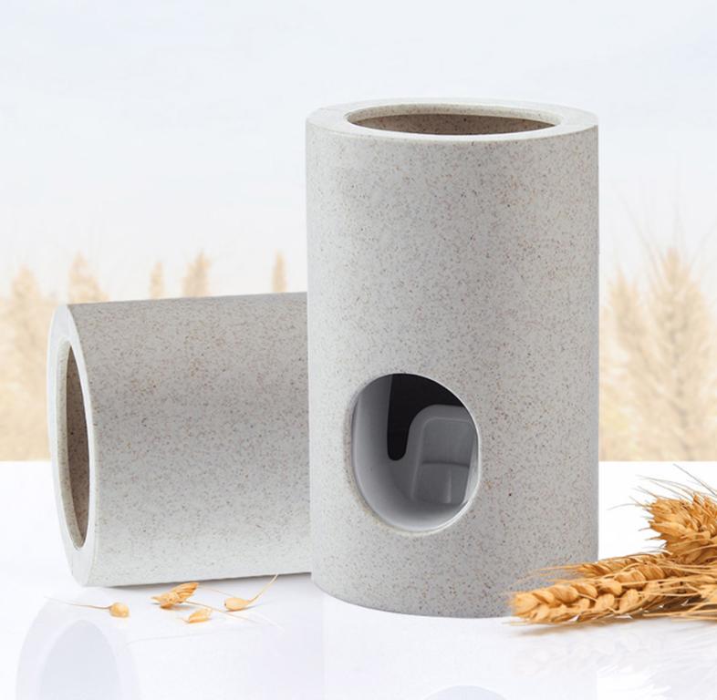 Automatic Toothpaste Dispenser And Toothbrush Holder Set