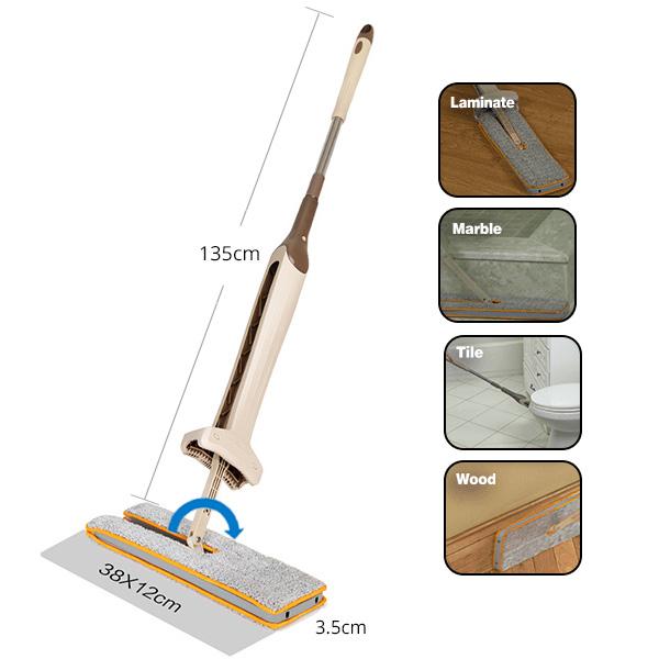 Double Sided Microfiber Mop