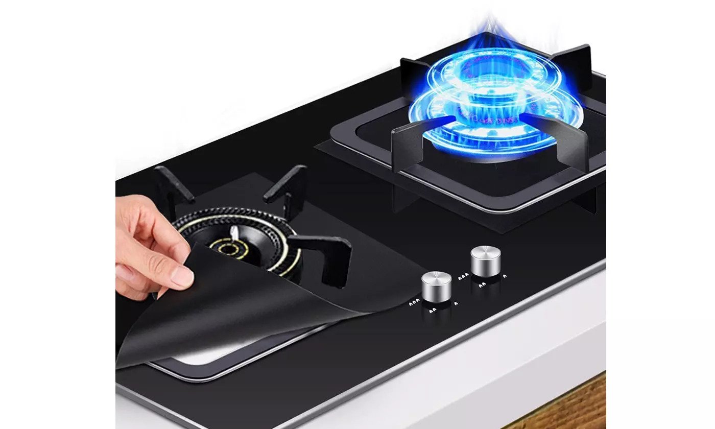 Gas Range Stove Top Burner Protector Reusable Liner