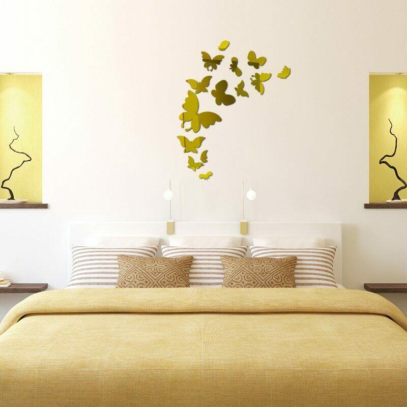 Gold Butterfly Stickers