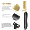 Hot Comb Wet And Dry Hair Use