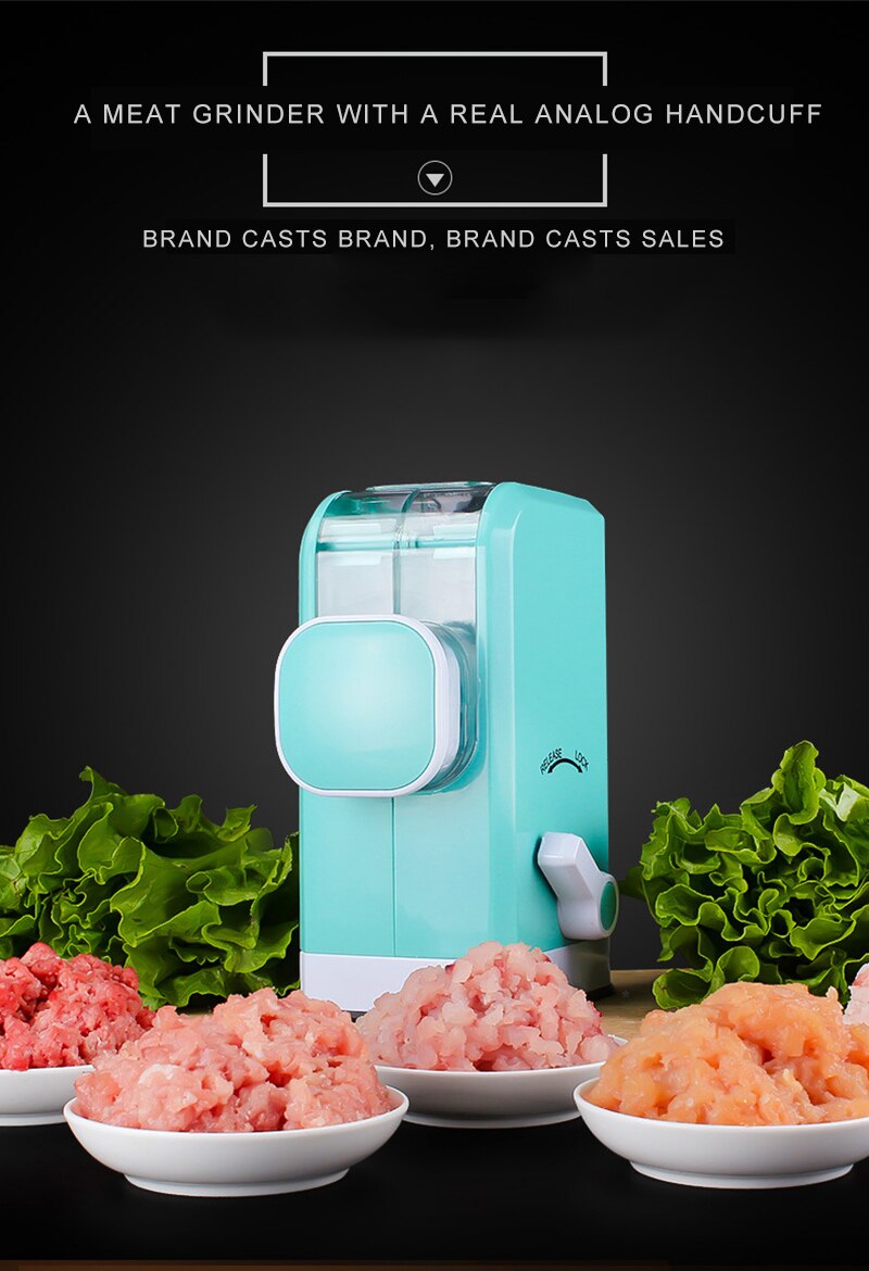 Manual Meat Mincer Grinder Vegetable