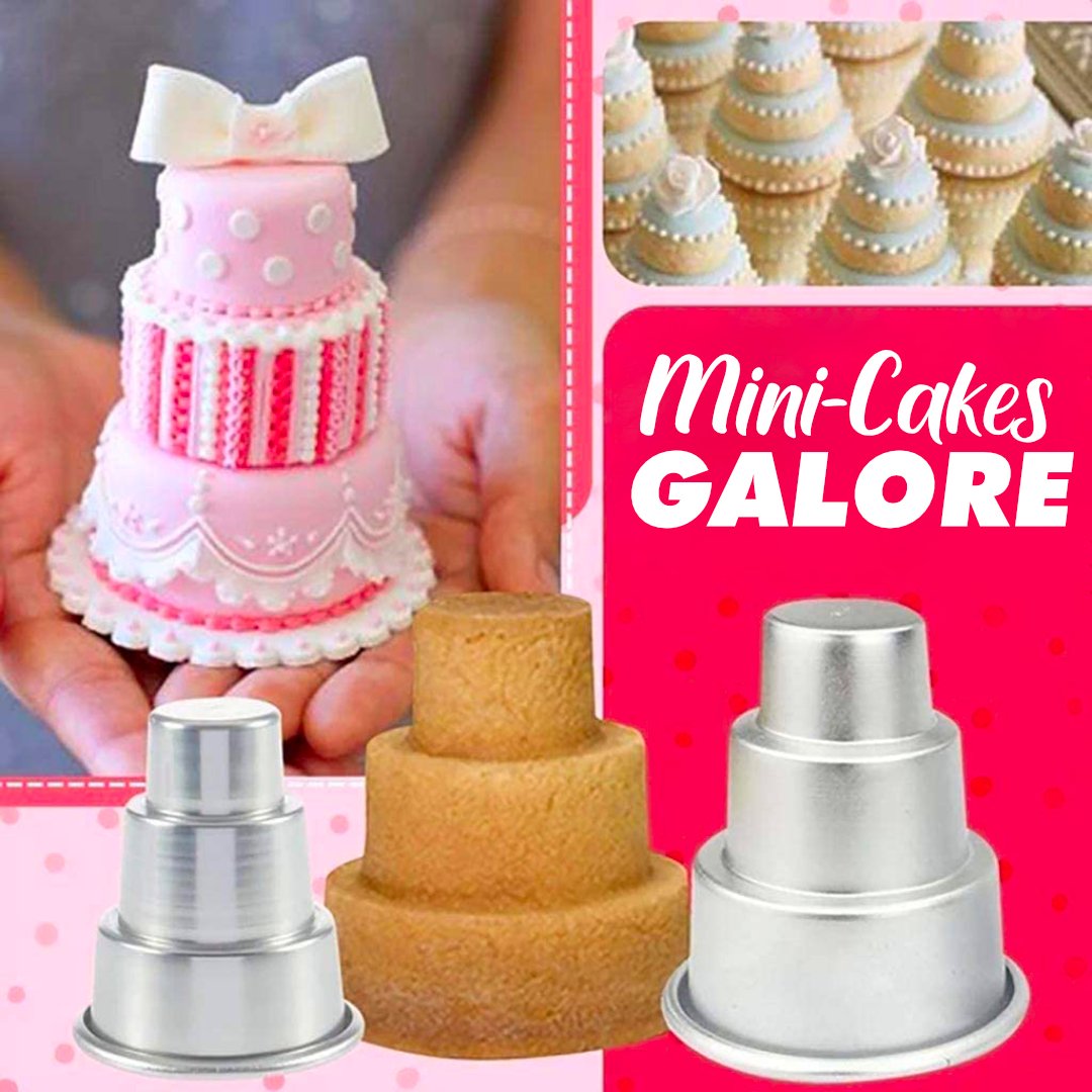 Mini 3 Tier Cake Pan Pudding Mold