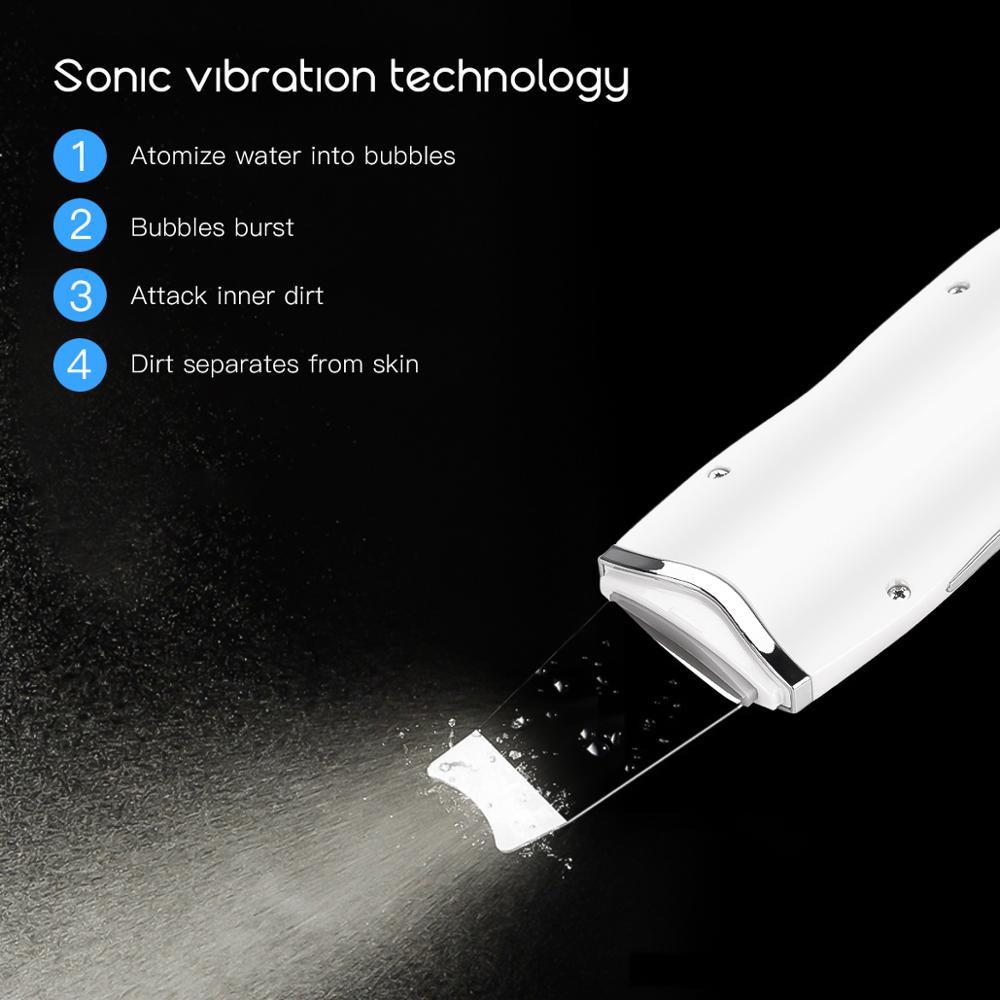 New Spa Ultrasonic Skin Scrubber