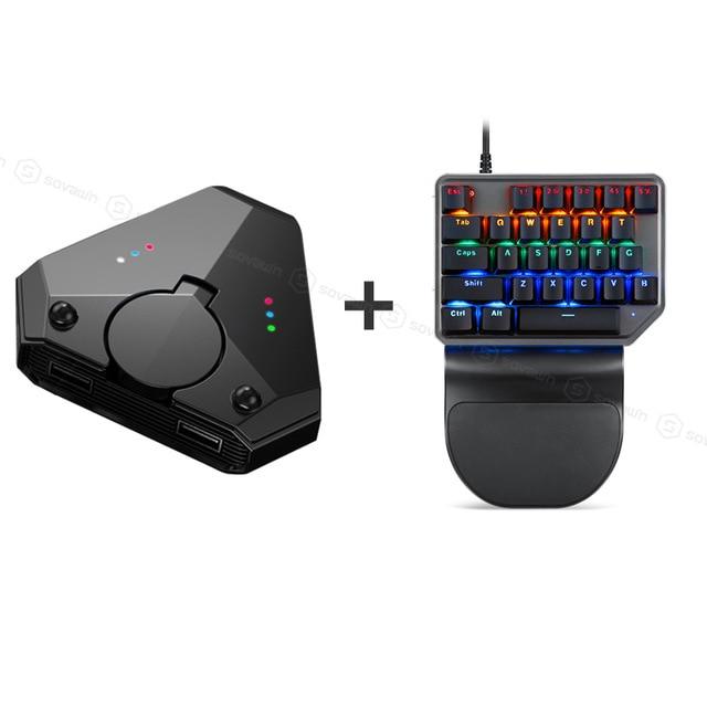 PUBG converter and gaming keyboard