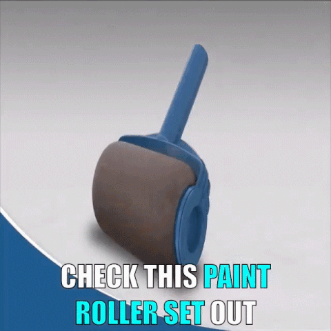 Paint Roller Brush Painting Handle Tool Set