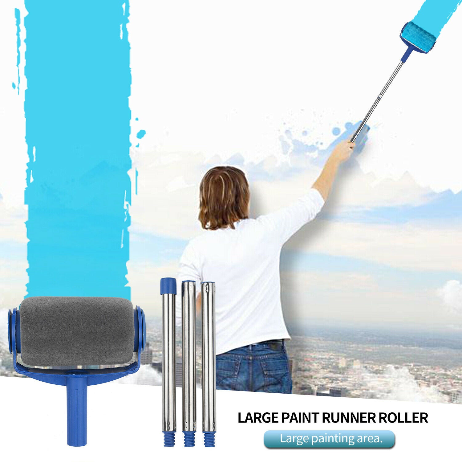 Paint Roller Brush Tool Set
