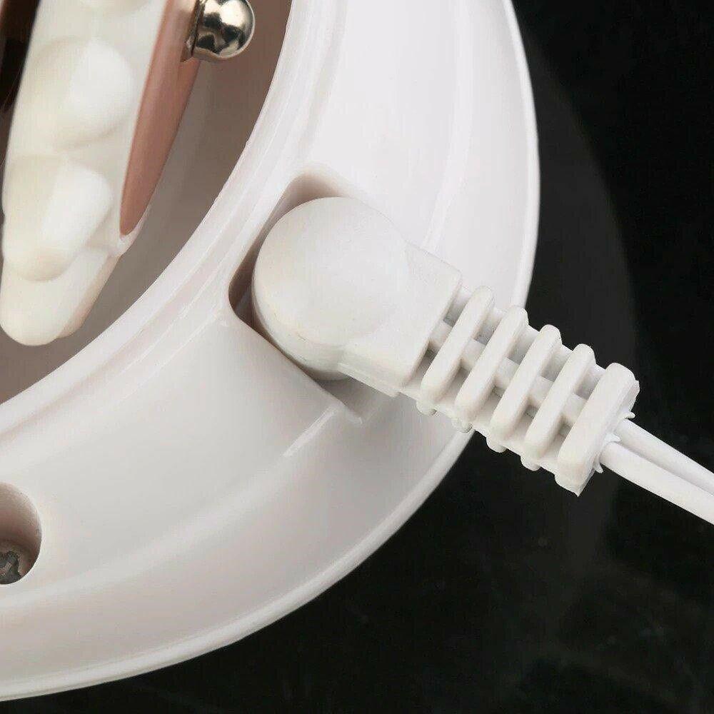 Portable 3D massager plug connection