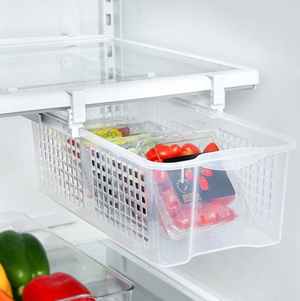 Pull Out Refrigerator Sliding Drawer Bin
