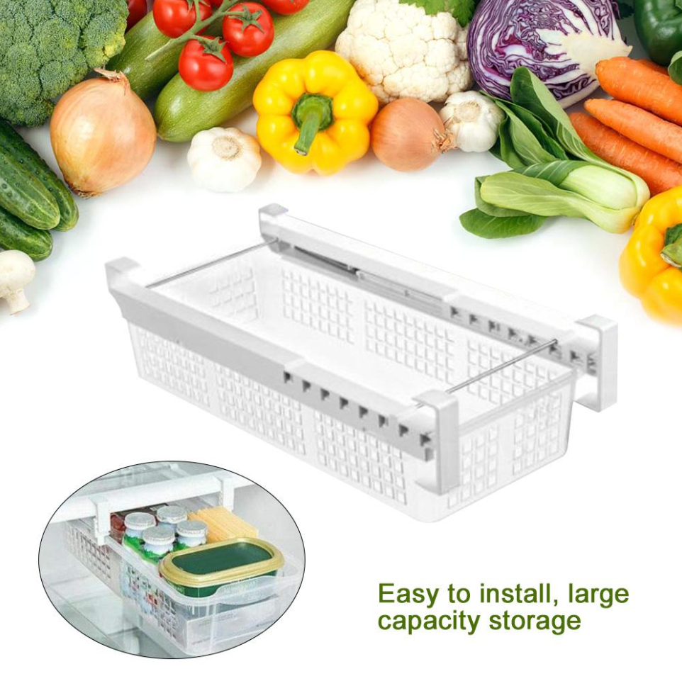 Refrigerator Pull OutBin Home Organizer