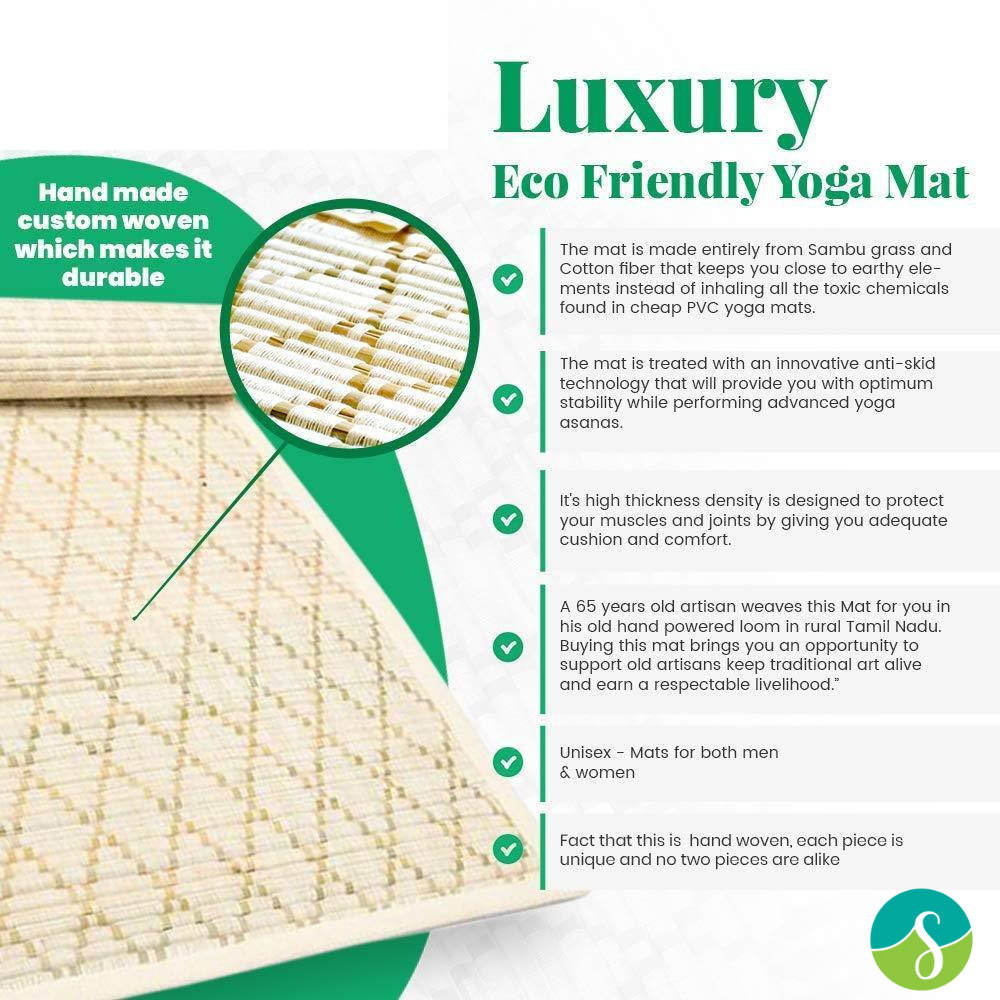SOLUESON™ - Organic Eco-Friendly Handmade Yoga Mat
