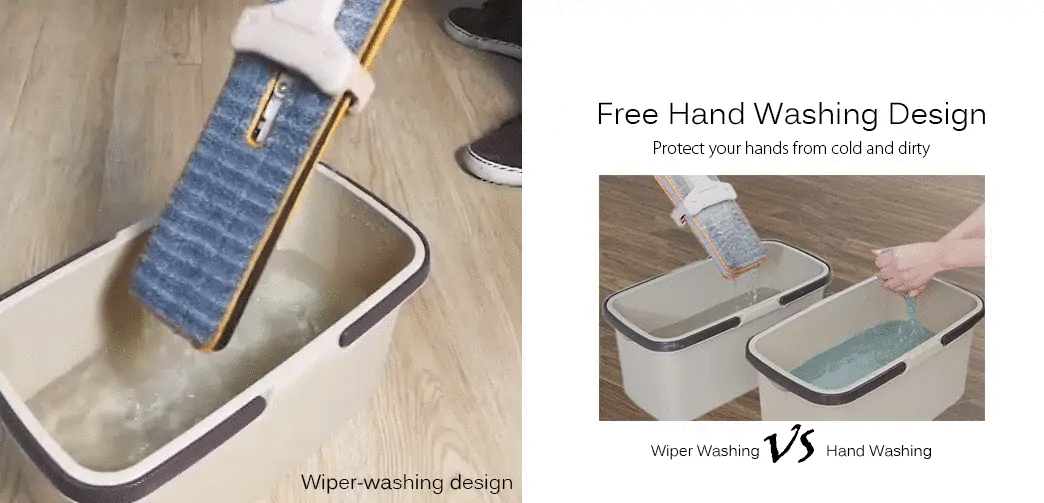 Self Wringing Double Sided Lazy Mop