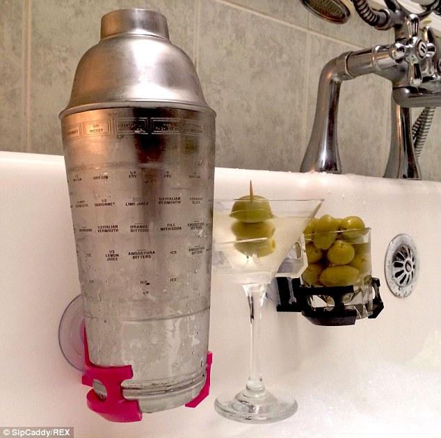 SipCaddy Bath Shower Portable Cupholder Caddy