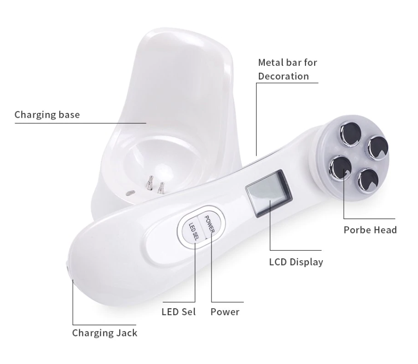 Skin care face massager parts