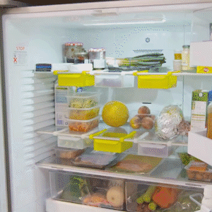 Smart Design Refrigerator Pull Out Bin