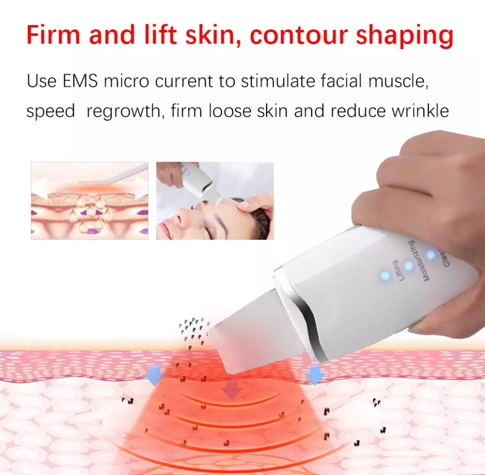 Ultrasonic Vibration Skin Scrubber