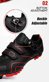 adjustable buckle cycling shoes
