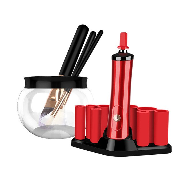 an electric makeup brush cleaner and dryer from vivo mounts