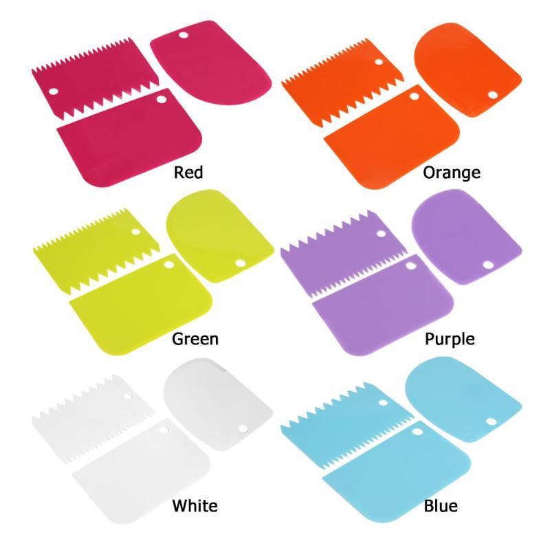 baking scraper sets in different colors