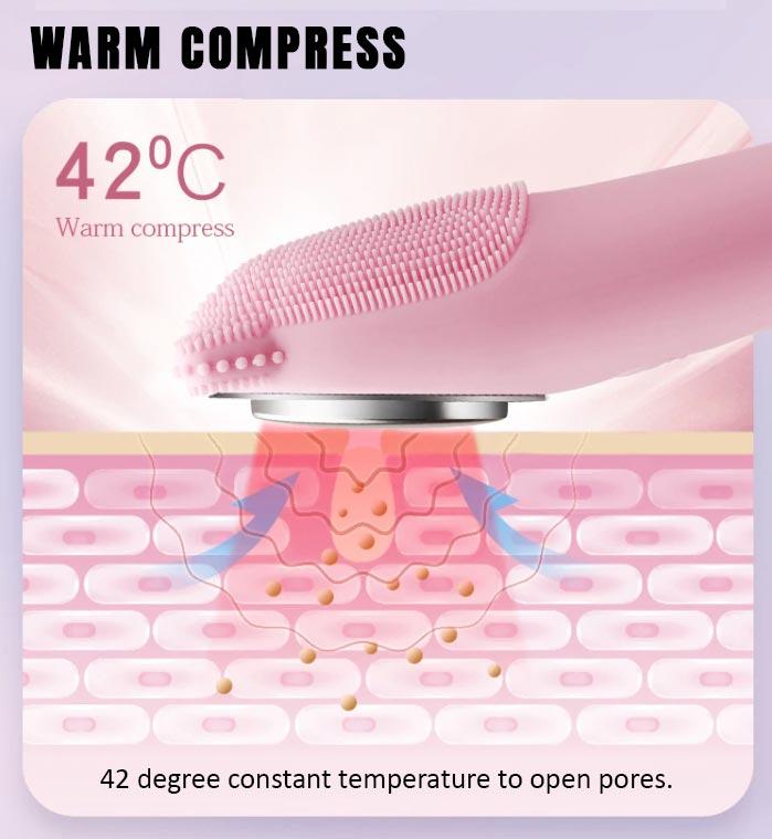 benefits of silicone facial cleansing brush