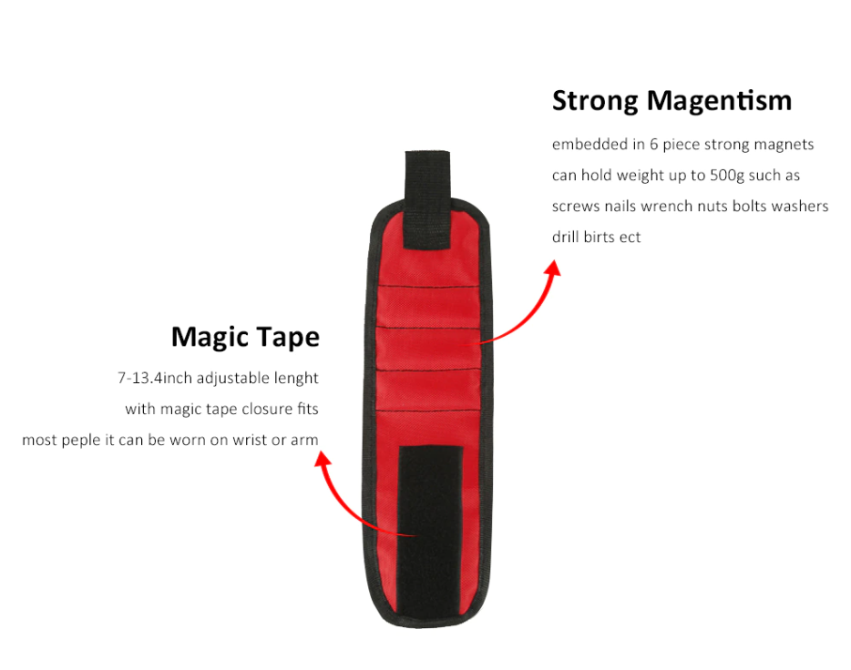 magnetic wristband product description