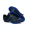 black and blue color cycling shoes