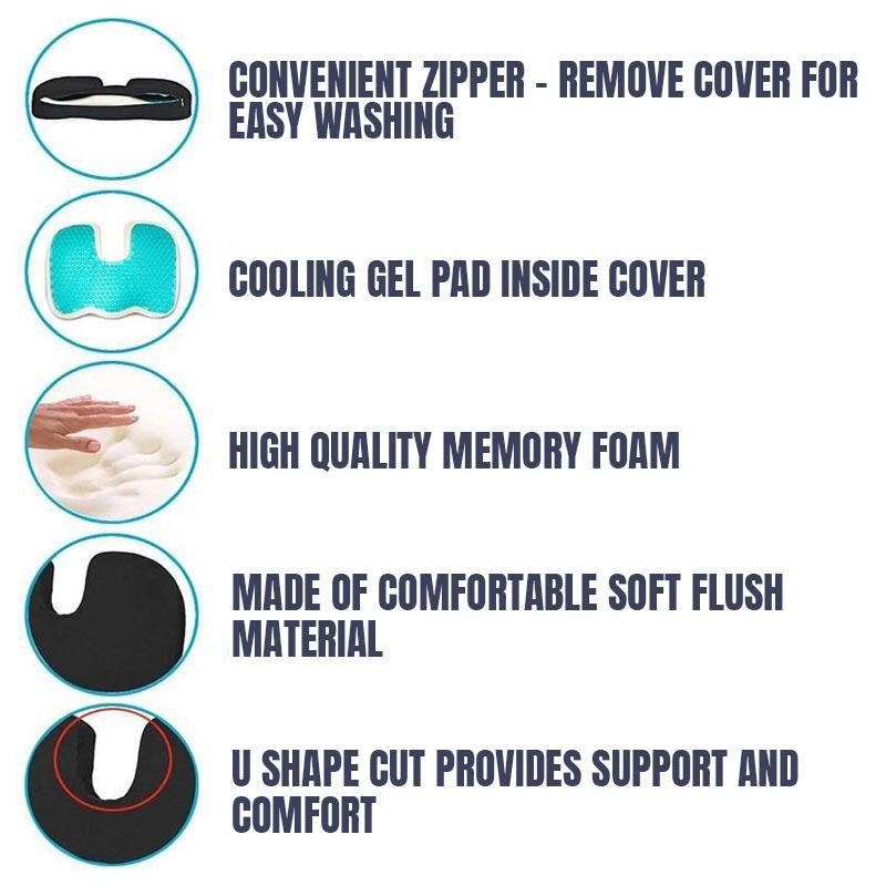 car seat cushion with memory foam