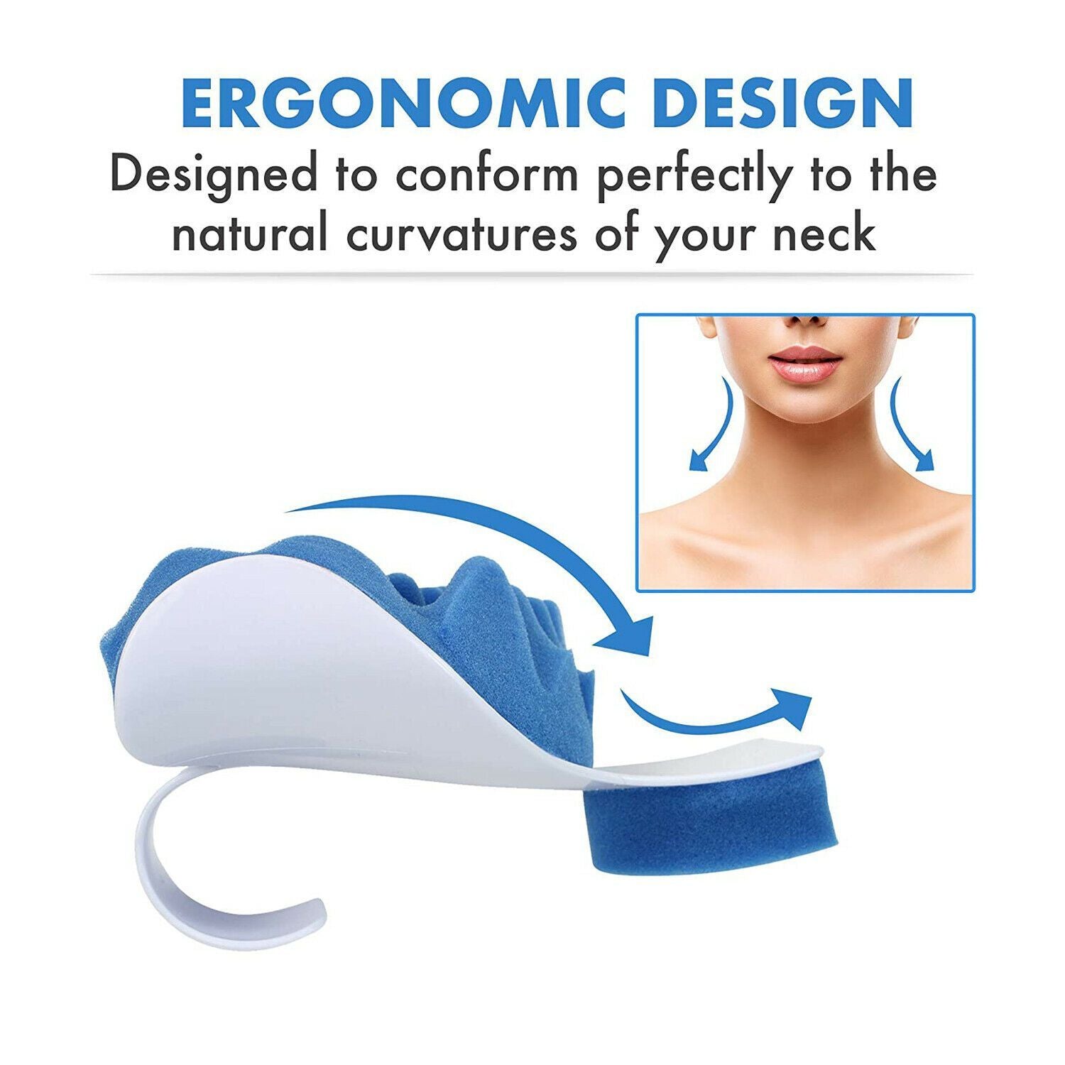 cervical neck and shoulder relaxer pillow