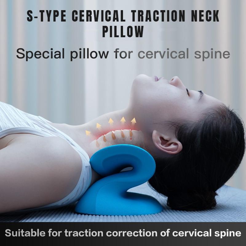 cervical traction pillow side sleeper