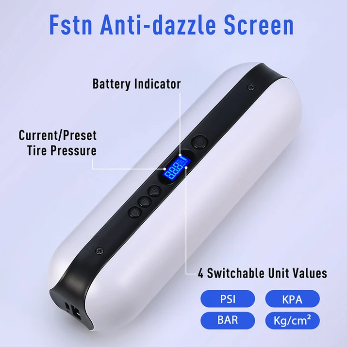 cycplus bike pump with features