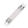 dual-ended silicone pen with white crystals
