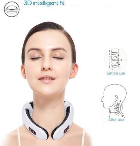 electric pulse back neck massager for pain relief relaxation