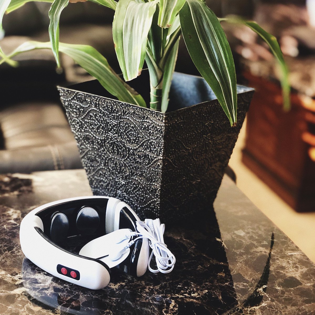 electric pulse heated neck massager