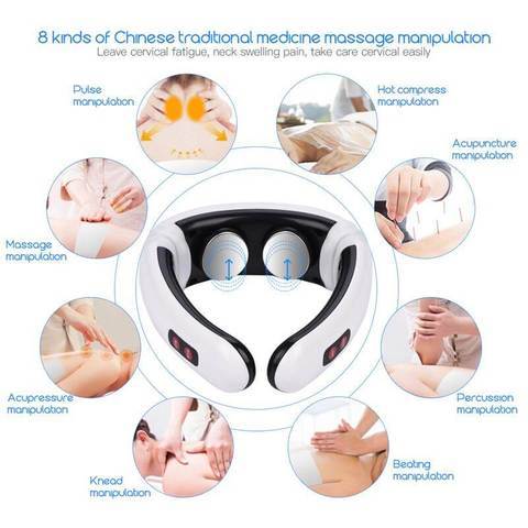 electronic pulse massager neck pain