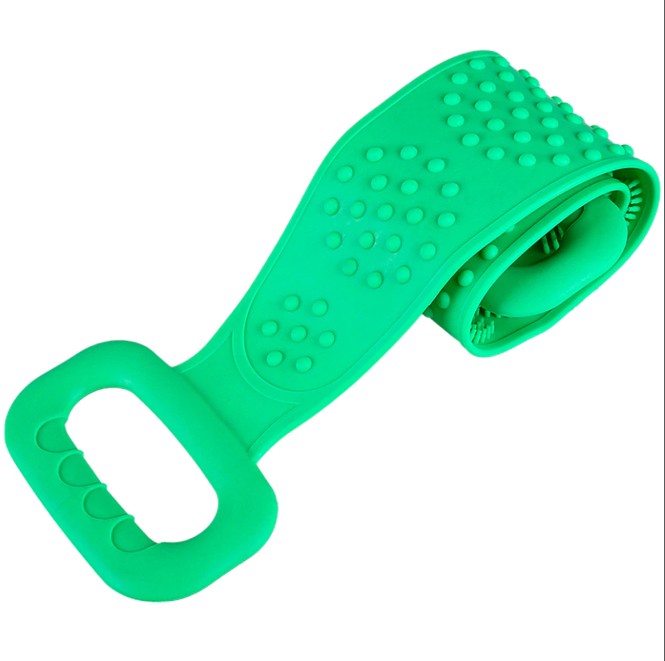 exfoliating silicone back scrubber
