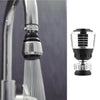 faucet nozzle adapter attached to a faucet