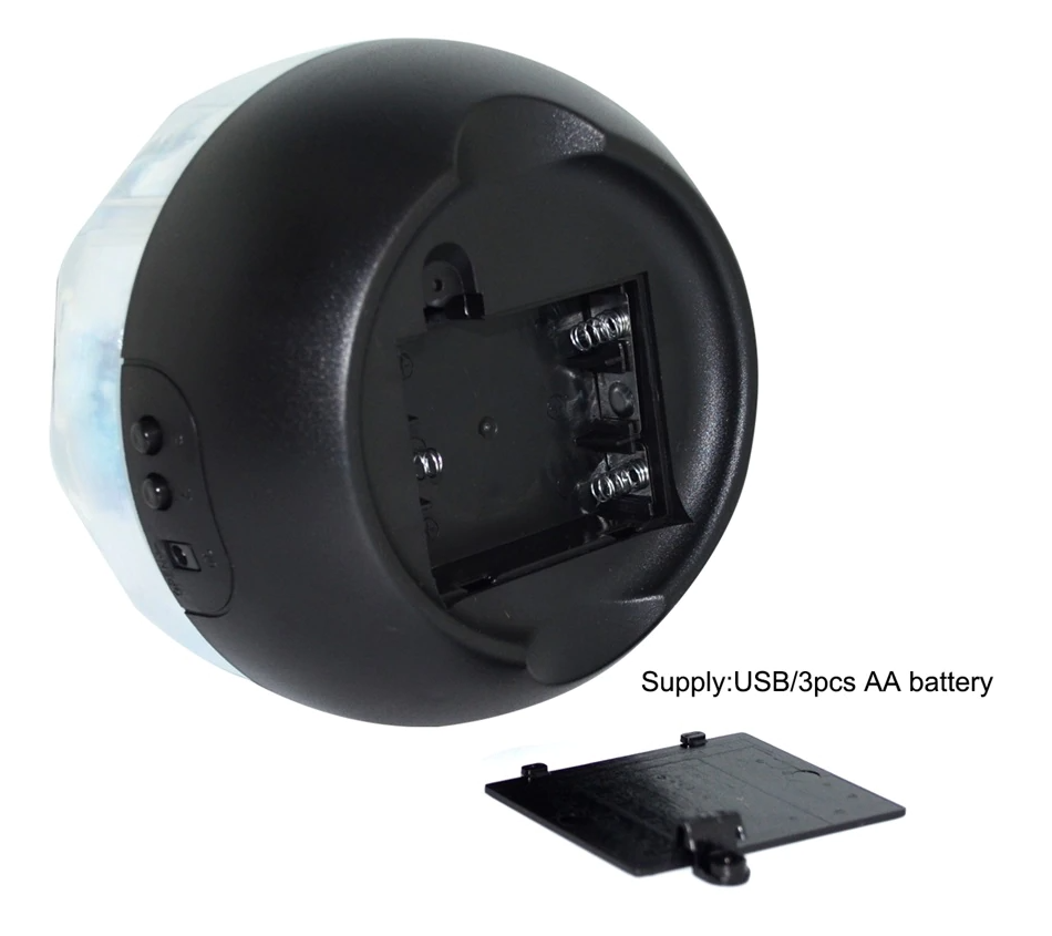 planetary bed lamp 3 AA battery supply