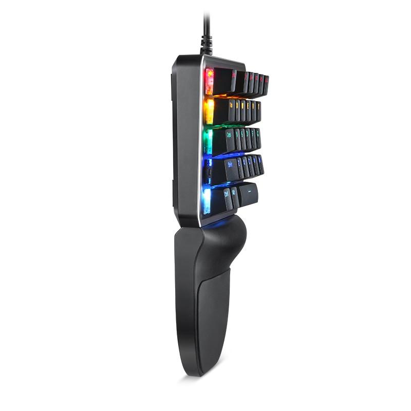 gaming keyboard with LED lights