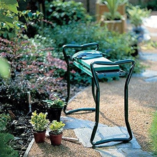 garden kneeler seat with pouch