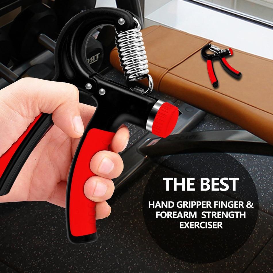 hand holding a handgrip tool