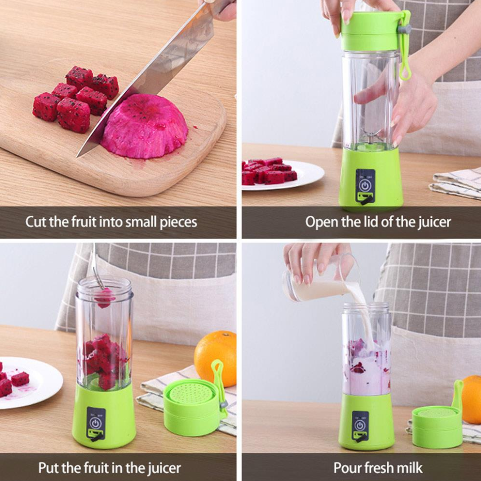 how does a portable blender work