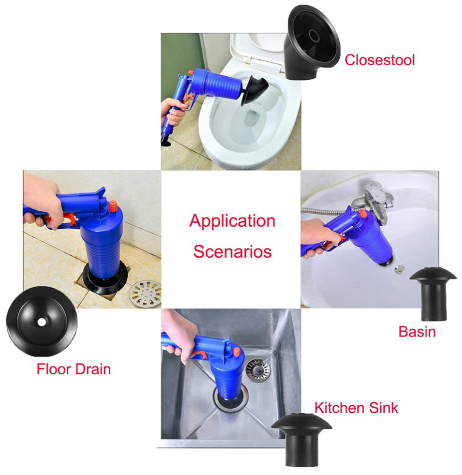 how to use a drain blaster