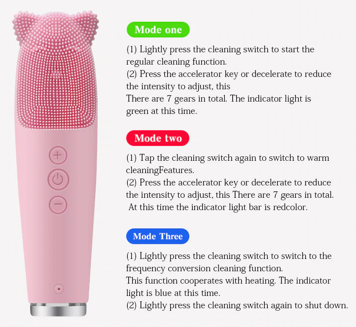 how to use a silicone facial brush