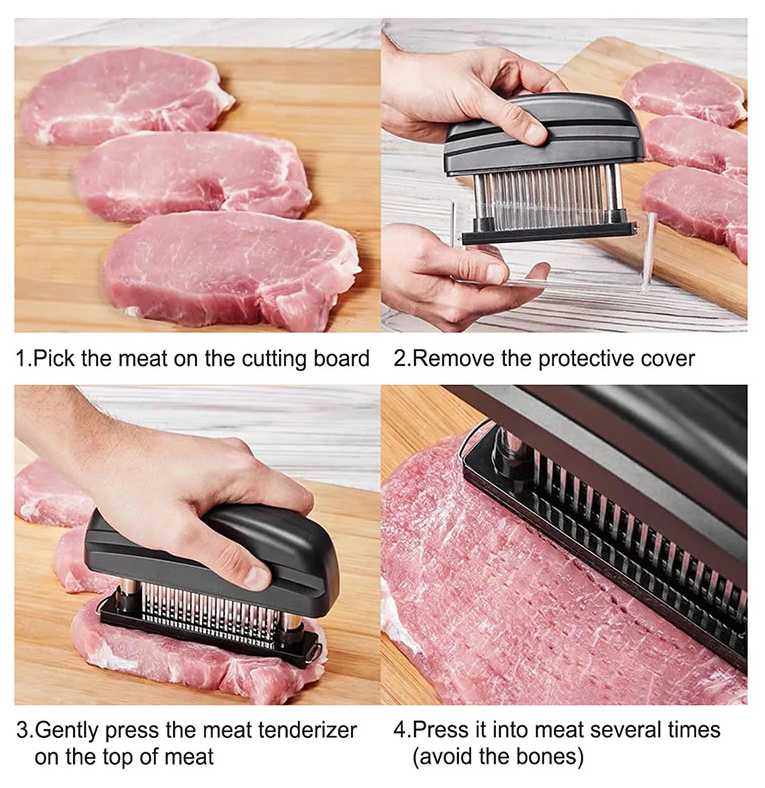 how to use the meat tenderizer