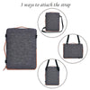 three ways on how to attach laptop bag