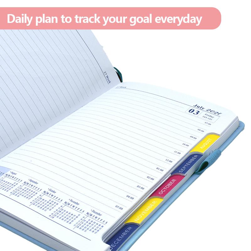 leather daily planner