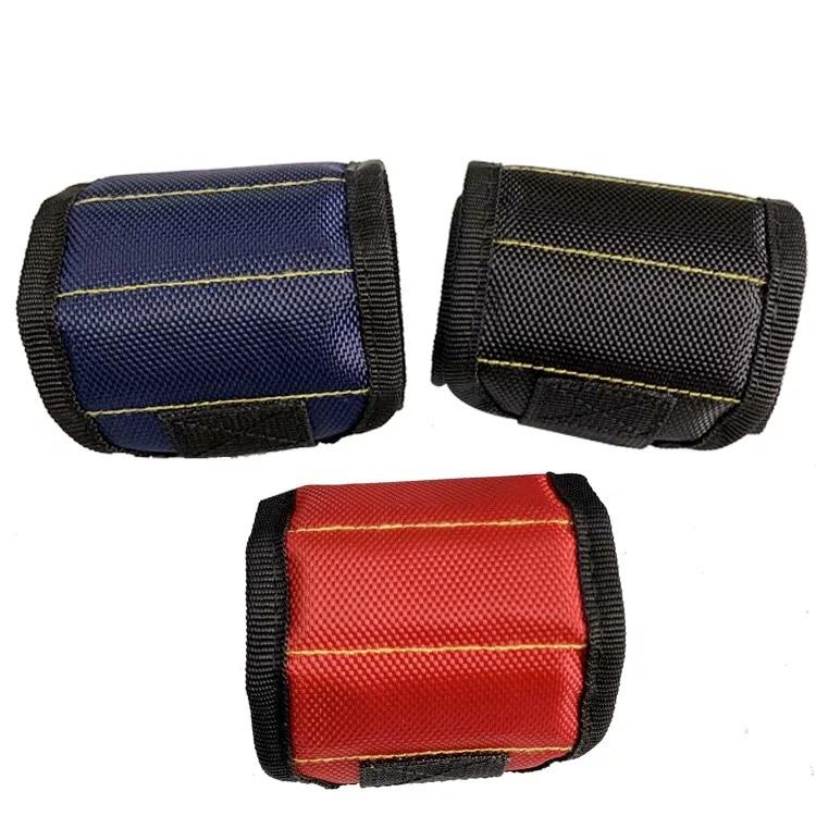 magnetic wristband three colors blue black and red